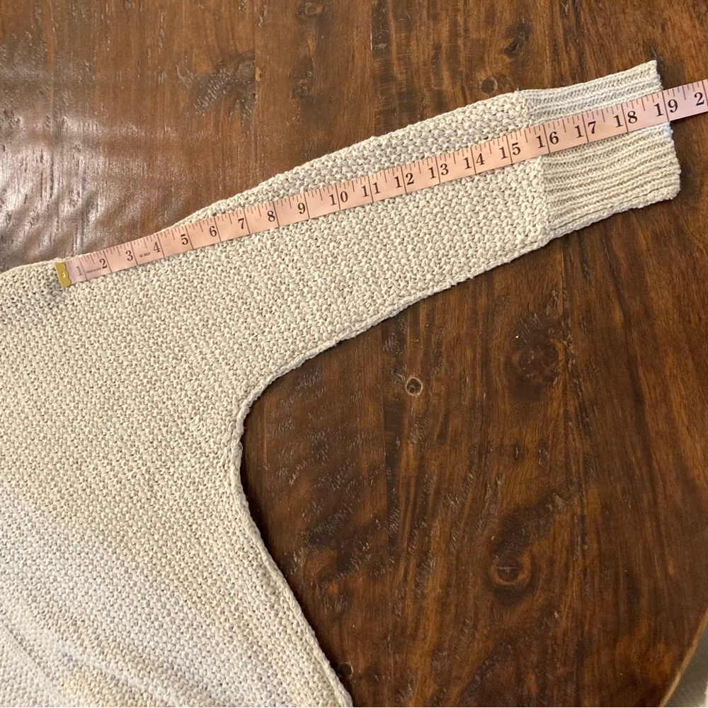 Universal Thread Cream Tan Sweater Tan Knit Woven Women’s Size XS - S Small - Picture 9 of 9